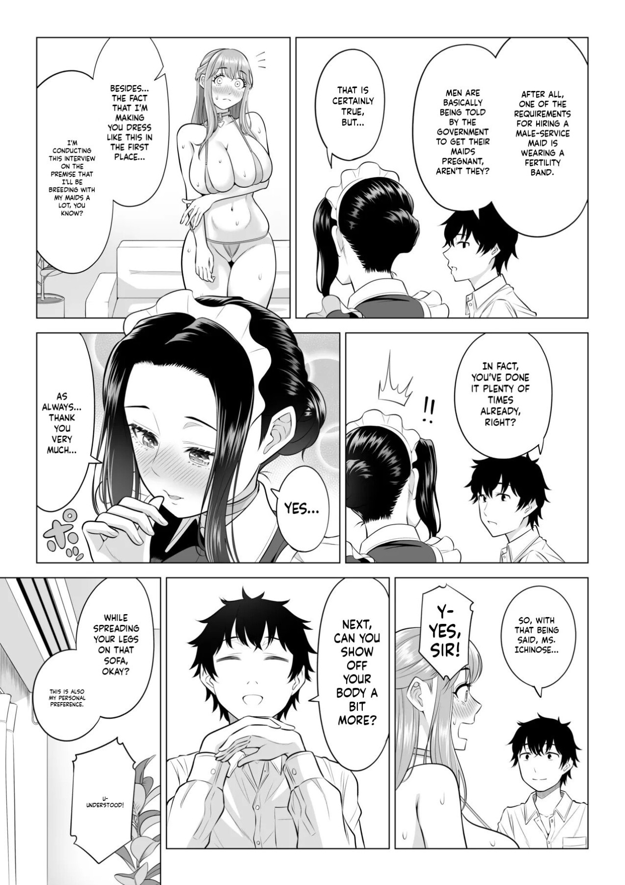 Hentai Manga Comic-In a World Where Men Are Scarce, Sperm Is a Precious Resource 3-Read-12